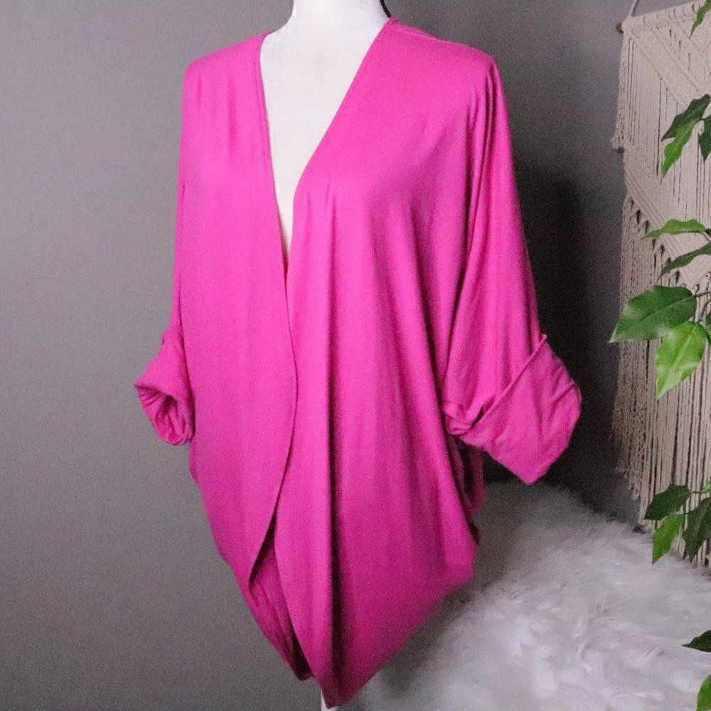 Ten6Ten | Boutique Cacoon Open Front Cardigan Shawl Wrap Small
